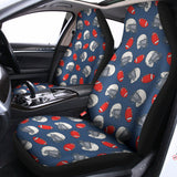 American Football Pattern Print Universal Fit Car Seat Covers 102422