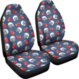 American Football Pattern Print Universal Fit Car Seat Covers 102422