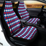 American Houndstooth Pattern Print Universal Fit Car Seat Covers 102422