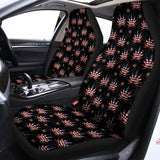 American Marijuana Leaf Pattern Print Universal Fit Car Seat Covers 102422