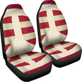 American Peace Flag Print Universal Fit Car Seat Covers 102422