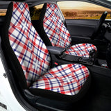 American Plaid Pattern Print Universal Fit Car Seat Covers 102422