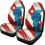 American Statue of Liberty Print Universal Fit Car Seat Covers 102422