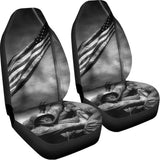 American War Memorial Print Universal Fit Car Seat Covers 102422