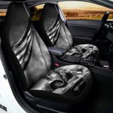 American War Memorial Print Universal Fit Car Seat Covers 102422