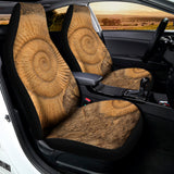 Ammonite Shell Fossil Print Universal Fit Car Seat Covers 102422