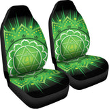 Anahata Chakra Mandala Print Universal Fit Car Seat Covers 102422