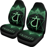 Anahata Chakra Symbol Print Universal Fit Car Seat Covers 102422