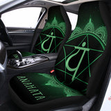 Anahata Chakra Symbol Print Universal Fit Car Seat Covers 102422