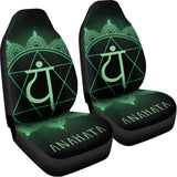 Anahata Chakra Symbol Print Universal Fit Car Seat Covers 102422