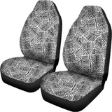 Ancient Aztec Tribal Pattern Print Universal Fit Car Seat Covers 102422