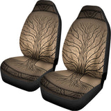 Ancient Yggdrasil Tree Print Universal Fit Car Seat Covers 102422