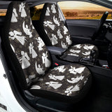 Angel And Snowflake Pattern Print Universal Fit Car Seat Covers 102422