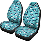 Angry Shark Pattern Print Universal Fit Car Seat Covers 102422
