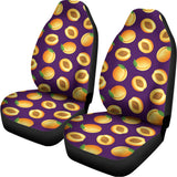 Apricot Fruit Pattern Print Universal Fit Car Seat Covers 102422