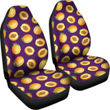Apricot Fruit Pattern Print Universal Fit Car Seat Covers 102422