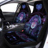 Aquarius And Astrological Signs Print Universal Fit Car Seat Covers 102422