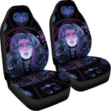 Aquarius And Astrological Signs Print Universal Fit Car Seat Covers 102422