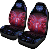 Aries And Astrological Signs Print Universal Fit Car Seat Covers 102422