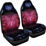 Aries And Astrological Signs Print Universal Fit Car Seat Covers 102422
