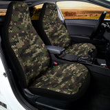 Army Camouflage Knitted Pattern Print Universal Fit Car Seat Covers 102422