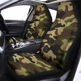 Army Green Camouflage Print Universal Fit Car Seat Covers 102422