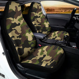 Army Green Camouflage Print Universal Fit Car Seat Covers 102422
