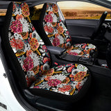Asian Chrysanthemum Pattern Print Universal Fit Car Seat Covers 102422