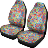 Asian Paisley Pattern Print Universal Fit Car Seat Covers 102422