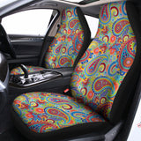 Asian Paisley Pattern Print Universal Fit Car Seat Covers 102422