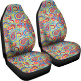 Asian Paisley Pattern Print Universal Fit Car Seat Covers 102422