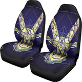 Astrological Capricorn Sign Print Universal Fit Car Seat Covers 102422