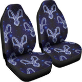 Astrology Capricorn Sign Print Universal Fit Car Seat Covers 102422