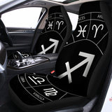 Astrology Sagittarius Sign Print Universal Fit Car Seat Covers 102422