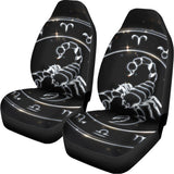 Astrology Scorpio Sign Print Universal Fit Car Seat Covers 102422