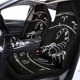 Astrology Scorpio Sign Print Universal Fit Car Seat Covers 102422