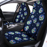 Astronaut Alien Cat Print Universal Fit Car Seat Covers 102422
