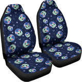 Astronaut Alien Cat Print Universal Fit Car Seat Covers 102422