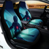 Astronaut Floating Through Space Print Universal Fit Car Seat Covers 102422