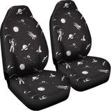 Astronaut In Space Pattern Print Universal Fit Car Seat Covers 102422