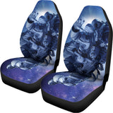 Astronaut On Space Mission Print Universal Fit Car Seat Covers 102422