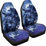 Astronaut On Space Mission Print Universal Fit Car Seat Covers 102422