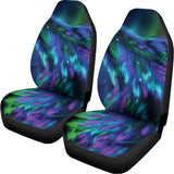 Aurora Howling Wolf Spirit Print Universal Fit Car Seat Covers 102422
