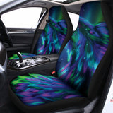 Aurora Howling Wolf Spirit Print Universal Fit Car Seat Covers 102422
