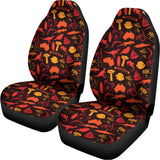 Australia Country Pattern Print Universal Fit Car Seat Covers 102422