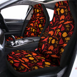 Australia Country Pattern Print Universal Fit Car Seat Covers 102422