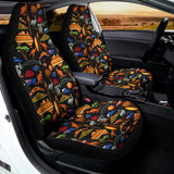 Australia Symbols Pattern Print Universal Fit Car Seat Covers 102422