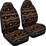 Australian Aboriginal Art Pattern Print Universal Fit Car Seat Covers 102422