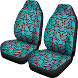 Australian Aboriginal Boomerang Print Universal Fit Car Seat Covers 102422