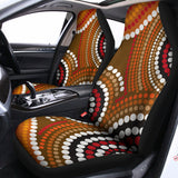 Australian Aboriginal Dot Print Universal Fit Car Seat Covers 102422